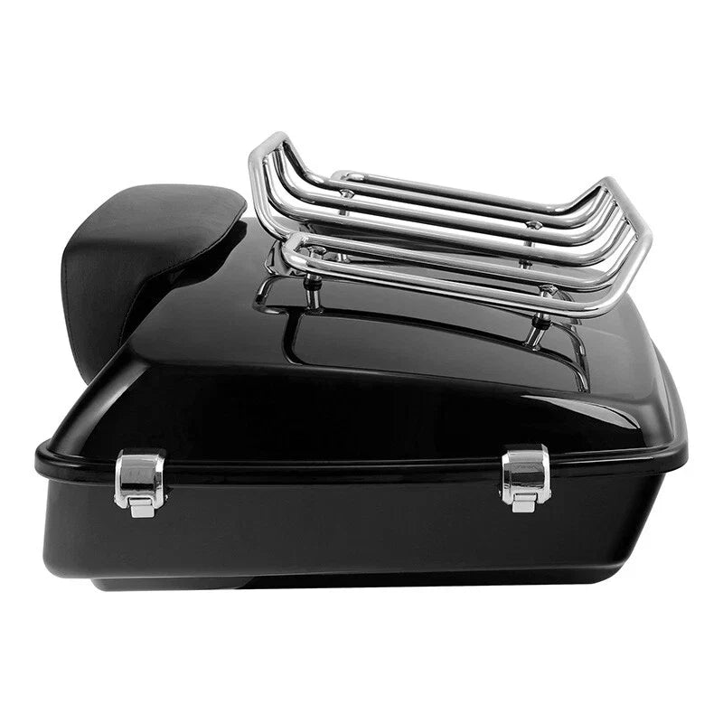 Black Chopped Trunk Backrest for Harley CVO Road Glide (2014-2025)