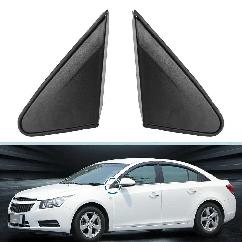 Front Mirror Triangle Molding Pair Left Right for Chevrolet Cruze (2009-2014)