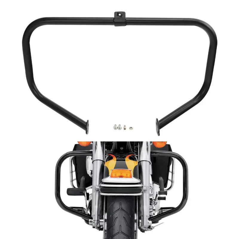Black Engine Guard Crash Bar for Harley Electra Road King Glide (1997-2008)