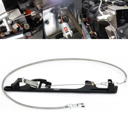 Throttle Cable Kit Stainless Steel for GM LS Engine 4.8/5.3/6.0L (1999-2007)