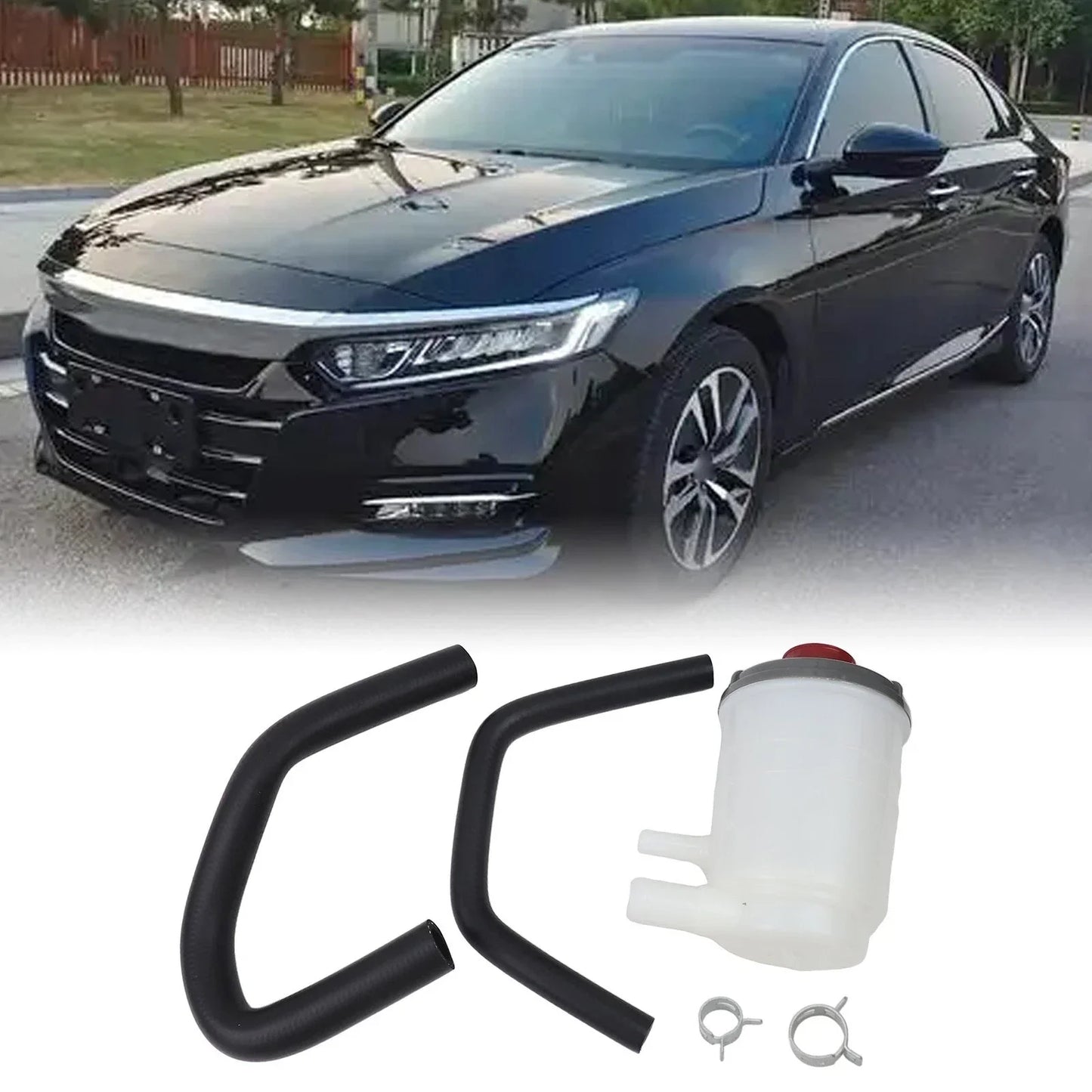 Power Steering Pump Tank and Hoses for Honda Accord (2003–2007)