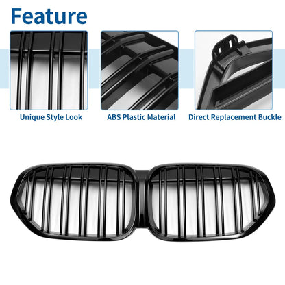 Front Upper Bumper Grille for BMW X1 F48 After 2016 Facelift