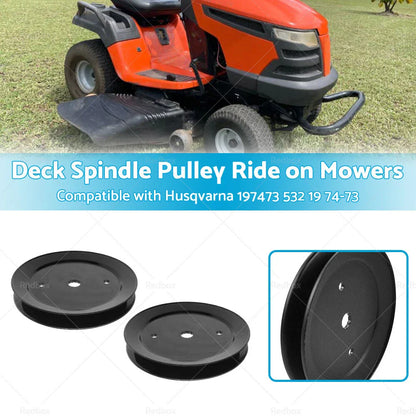 Deck Spindle Pulley for Husqvarna Ride-On Mowers