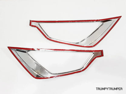 Chrome Headlight Taillight Cover Trim for Isuzu D-Max RG01 (2020-2021)