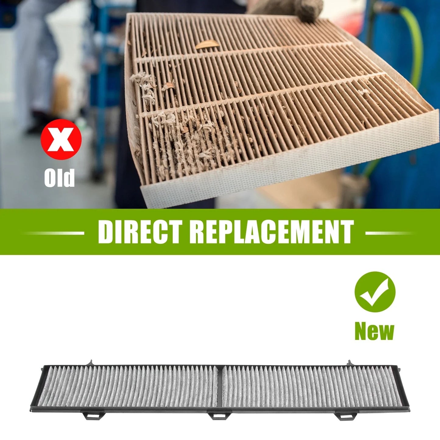 Cabin Air Filter for BMW 1 Series M 2011 and BMW 128i 2008-2013 (2011-2013)