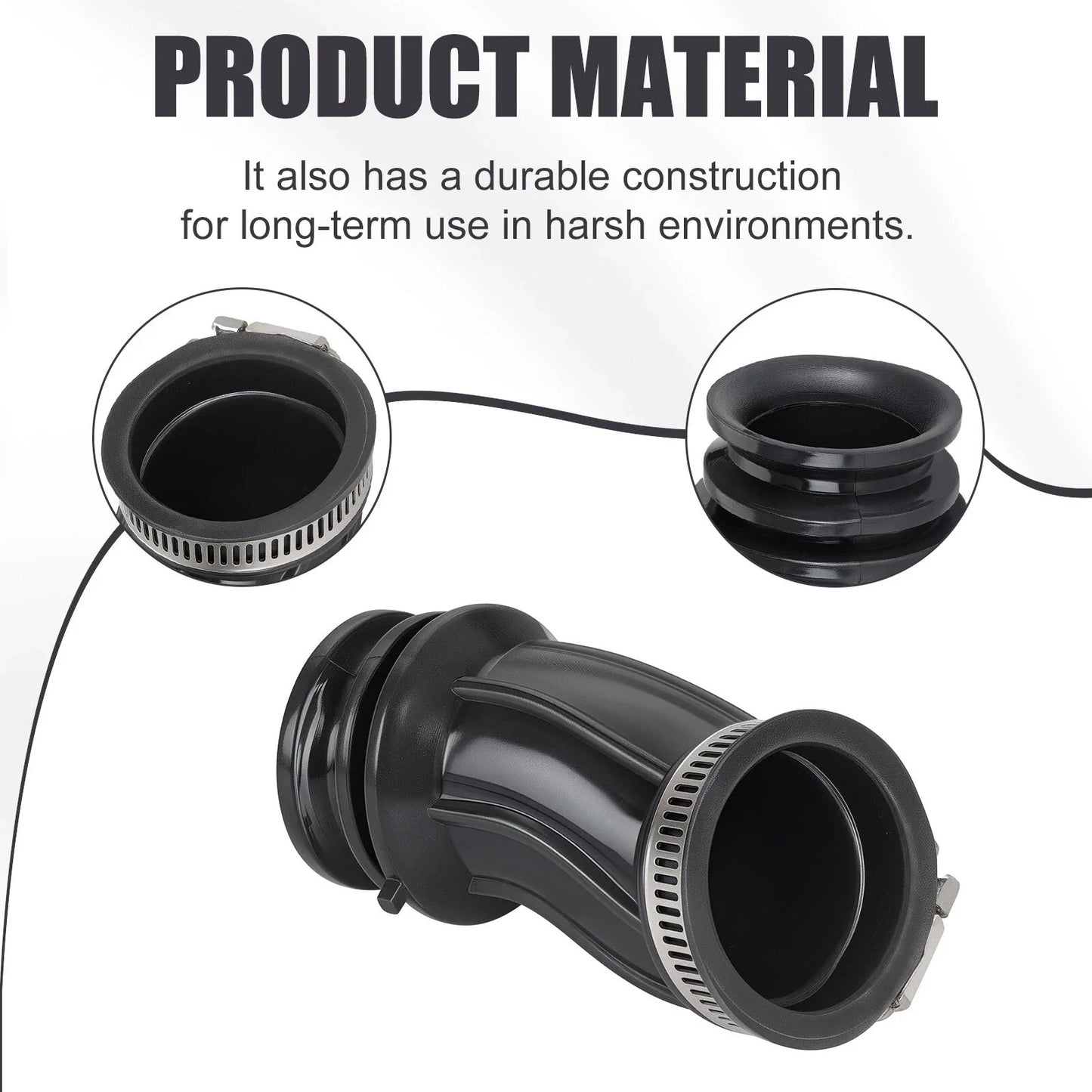 Air Box Cleaner Boot Joint Duct for Yamaha TW200 Trailway (1987–2000)