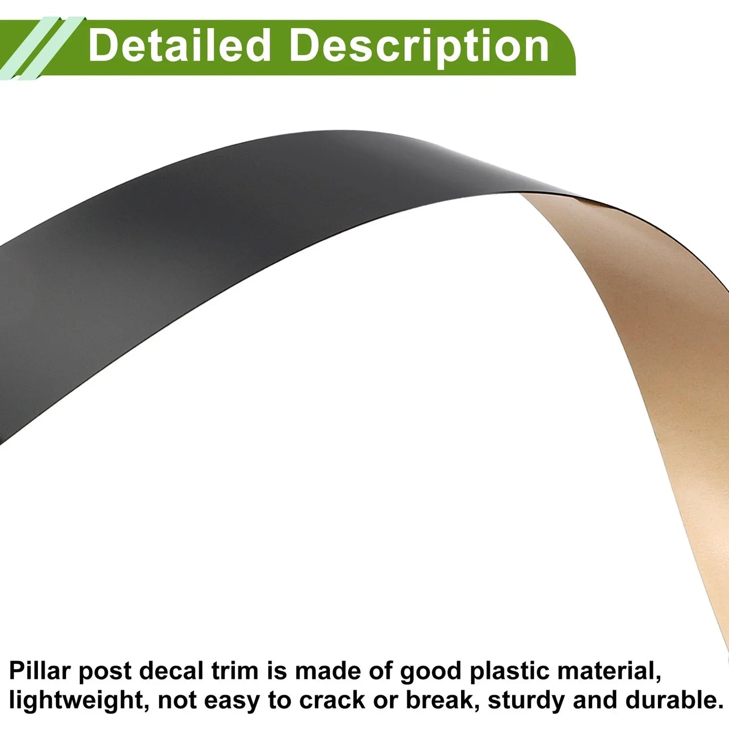 6 x Pillar Window Trim for Chevy Malibu (2013-2015) Black