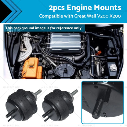 Engine Mounts for Great Wall V200 X200 2.0L GW4D20 Diesel (2010-2016)