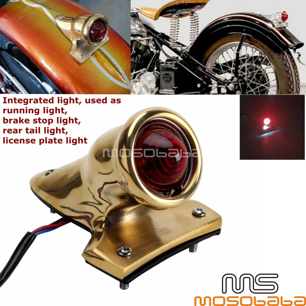 Rear LED Tail Brake Light for Harley Cafe Racer