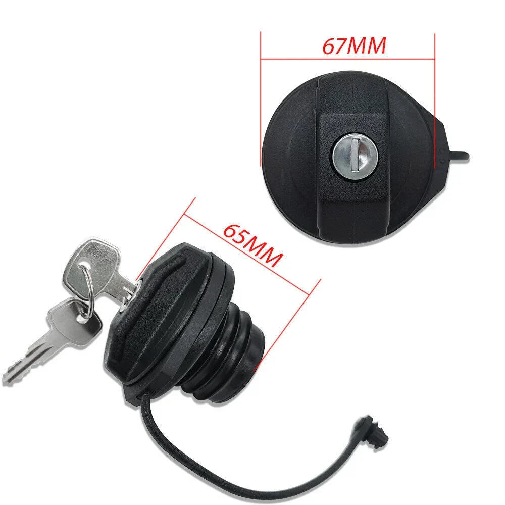 Fuel Tank Filler Cap w/ 2 Keys for Land Rover Defender 90 110 130
