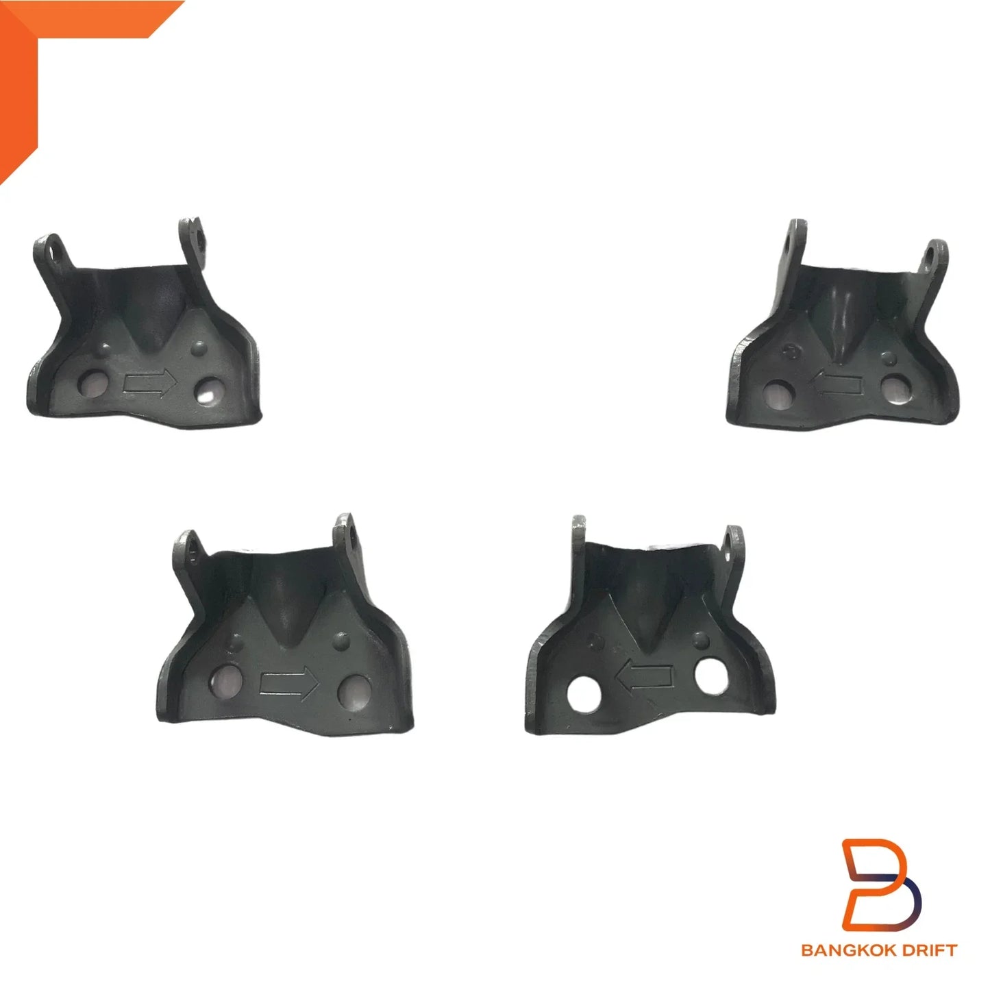 4 x Front Door Hinges for Nissan Navara D21 (1986-1997)