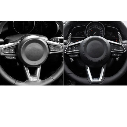 Carbon Fiber Steering Wheel Shift Paddle for Mazda ATENZA MX-5 CX-4 CX-3