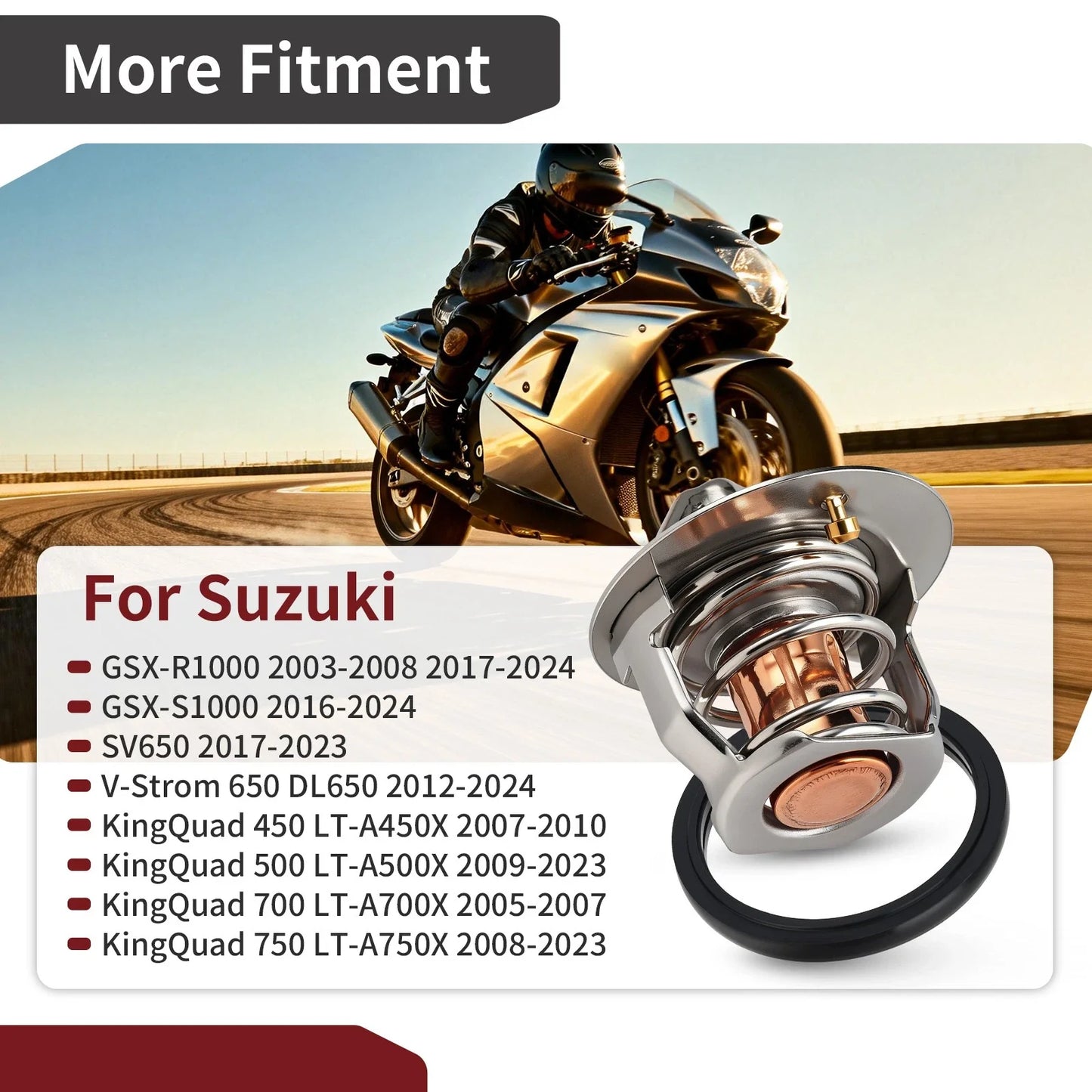 Thermostat Assembly for Suzuki SV650 (2017–2023)
