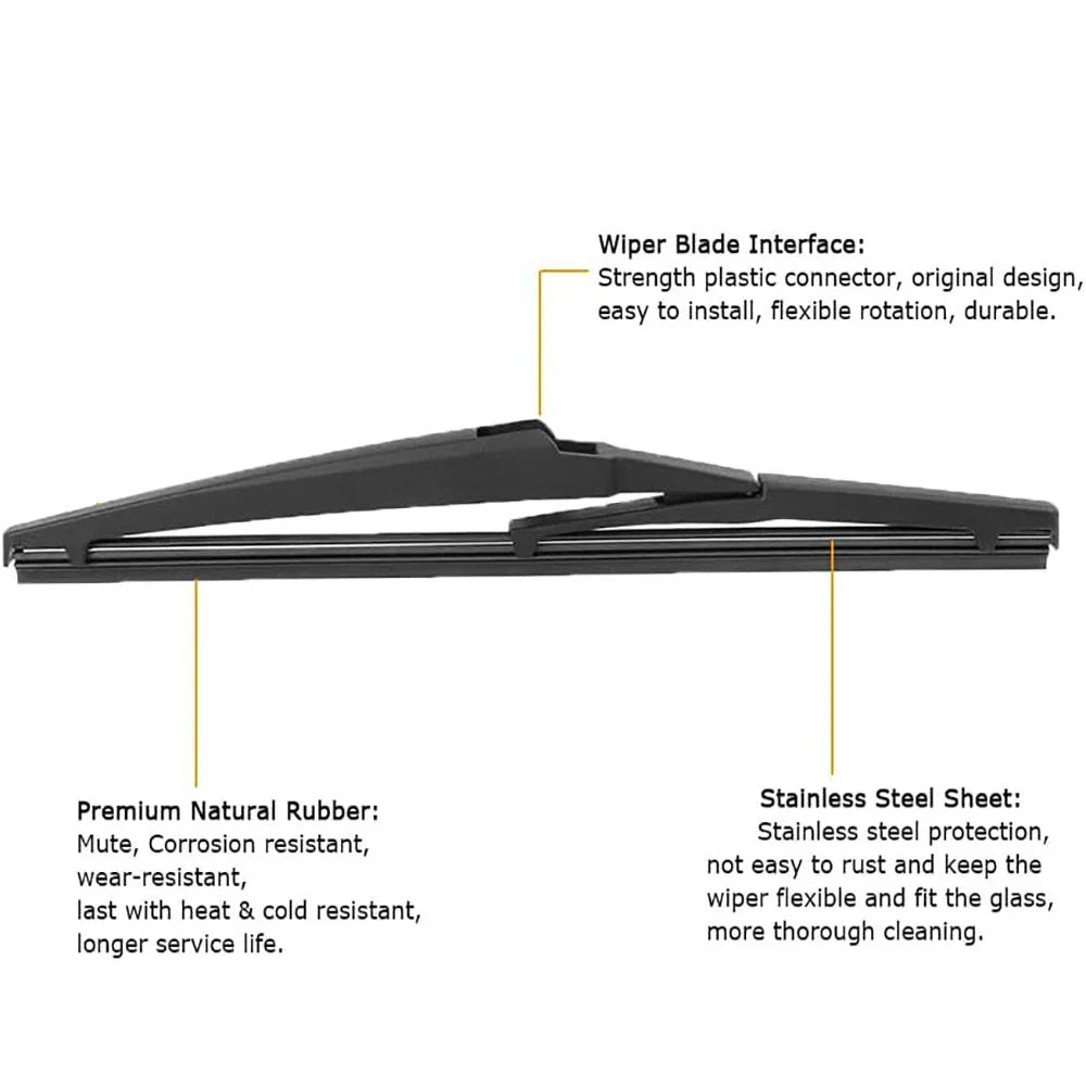 Rear Wiper Arm Blade Set for 2011-2018 Jeep Grand Cherokee (2011-2018)