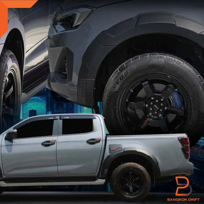 Matte Black Wheel Arch Flares for Isuzu D-Max X-Terrain LS-U (2024-2025)