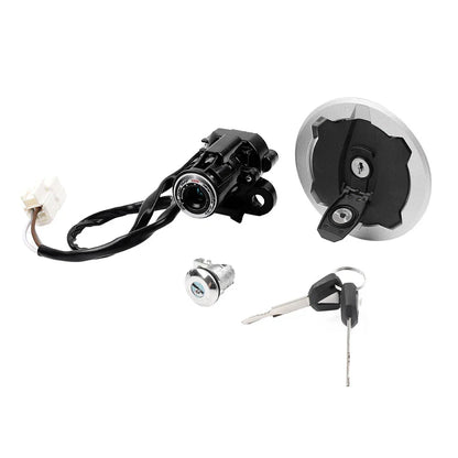 Ignition Switch Lock Fuel Gas Cap Key Set for Kawasaki Ninja 400 (2018-2023)