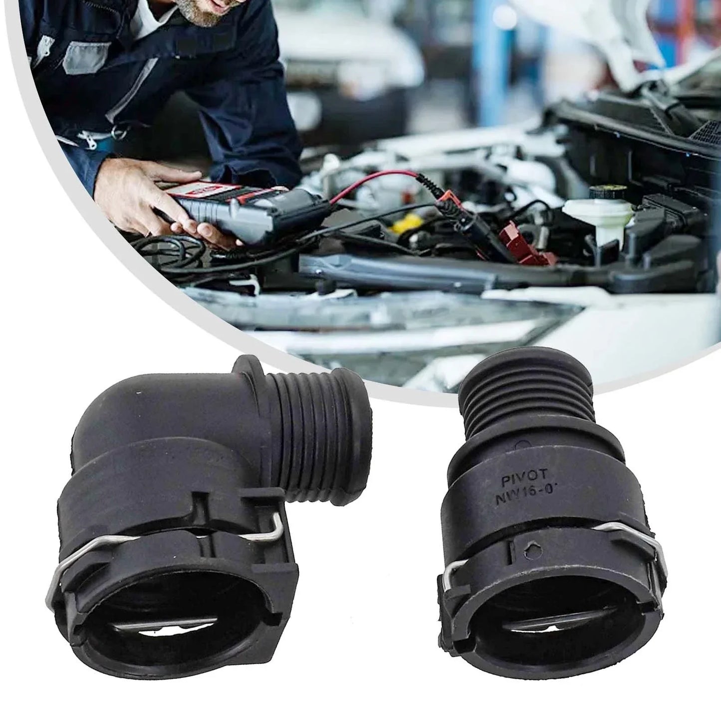 Heater Hose Fitting Straight & Elbow for Matrix Inlet Hose