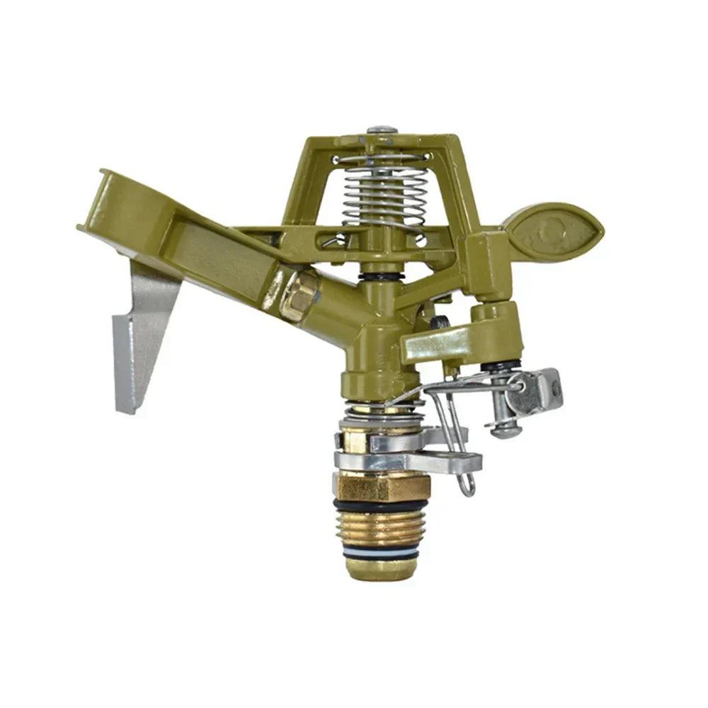 360° Heavy-Duty Zinc Alloy Tripod Sprinkler for Lawn Care