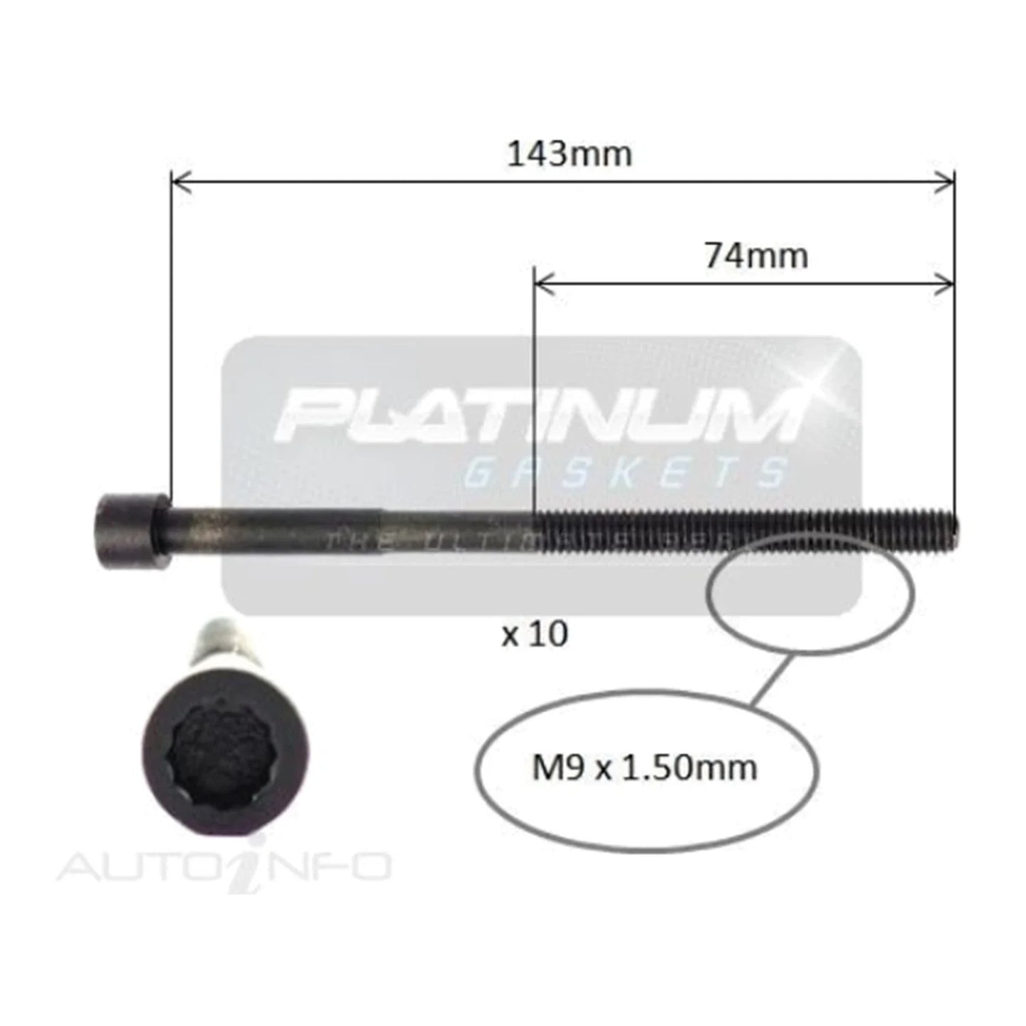 Engine Cylinder Head Bolt Set for Toyota Echo NCP12 NCP13 (1999–2005)