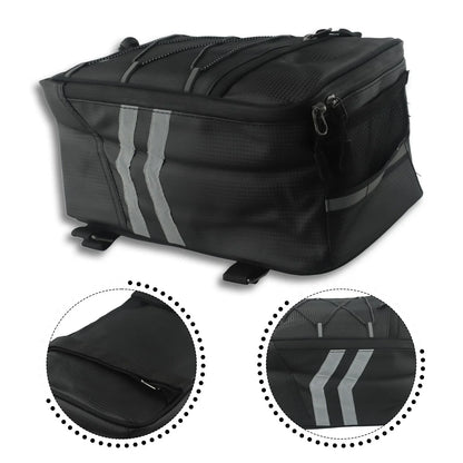8L PU Material Rear Rack Trunk Bag for Bike Cycles
