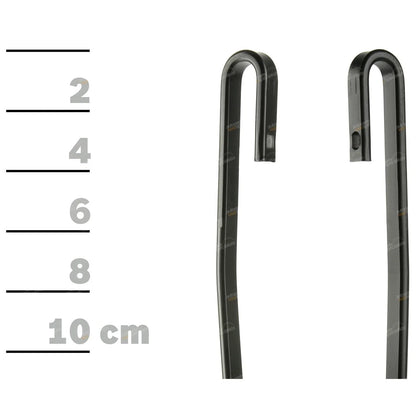 2 x Drivers & Passenger Side Front Wiper Blade Set for Hilux KUN16 KUN26 (2005–2015)