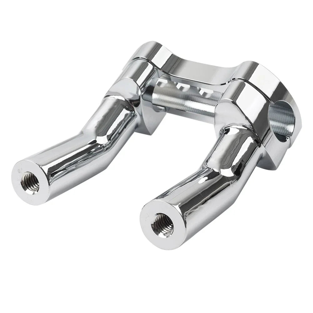 5-Hole 4.5" Pullback Handlebar Riser Clamp for Harley 1" Bar