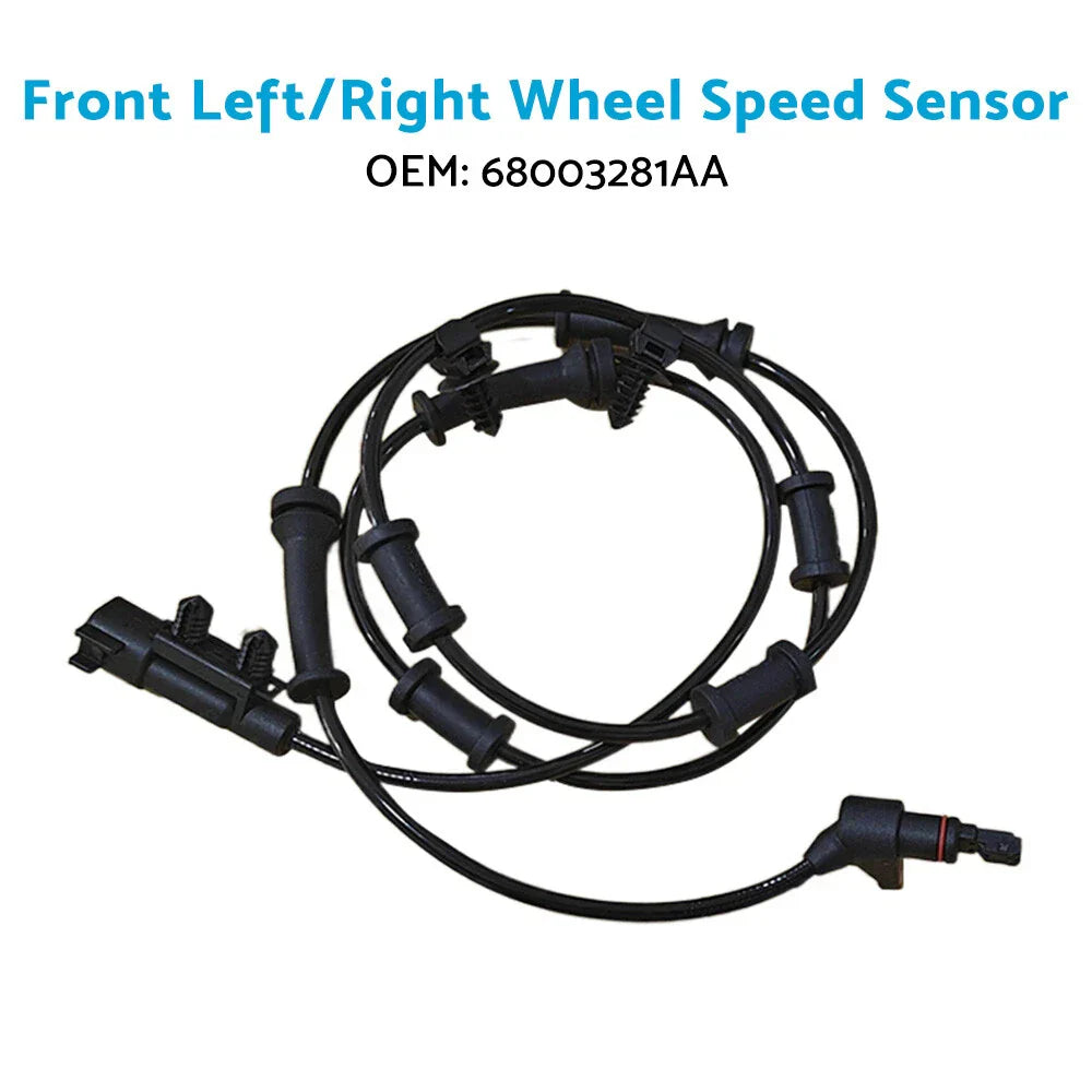 Front Rear ABS Wheel Speed Sensors for Jeep Wrangler (2007-2017)