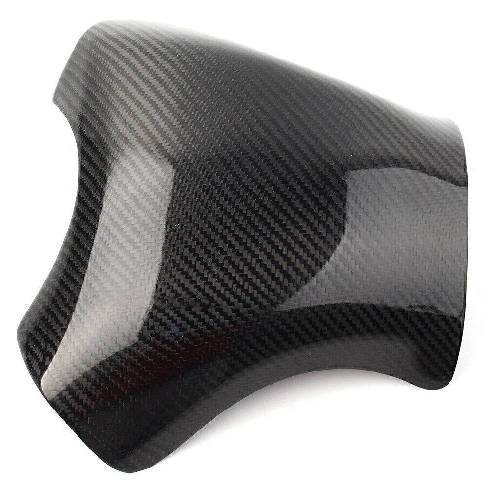 Black Carbon Fiber Gas Tank Cover Pad Protector for Kawasaki ZX6R (2005-2006)