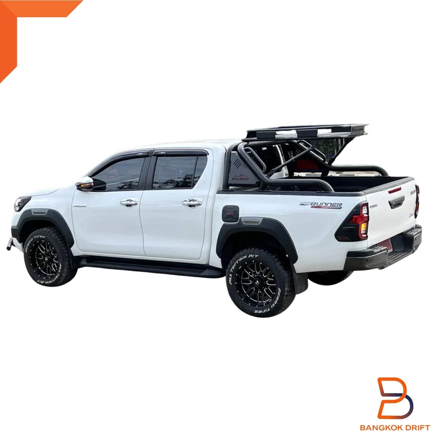 Matte Black Tailgate Handle Cover for Toyota Hilux Ute Revo (2015-2024)