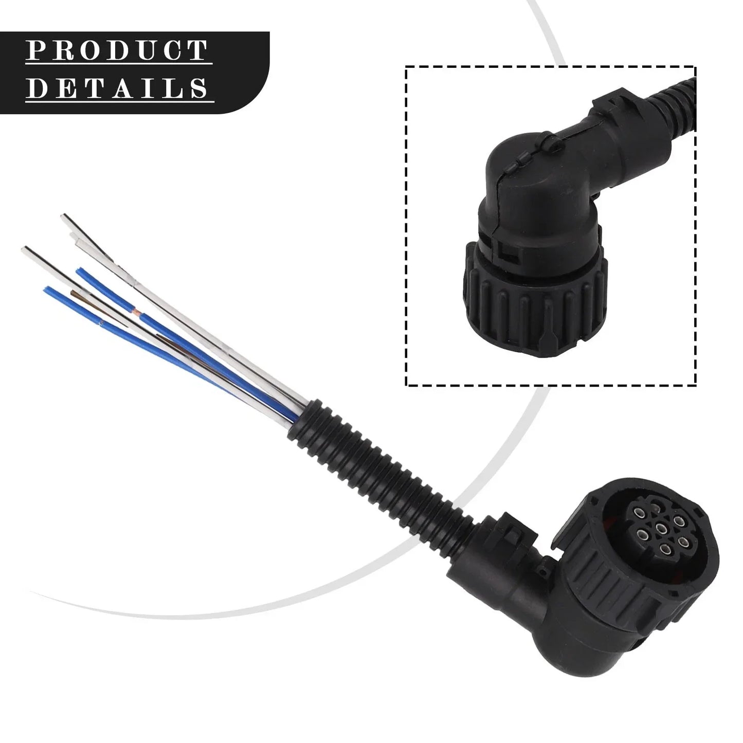 Tail Light Connector 7 PIN Repair Plug for Vehicle