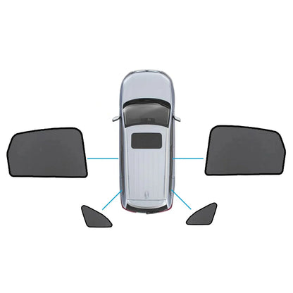 Magnetic Mesh Sun Blind Shades for Audi Q5 2009-2016 ( Front & Rear)