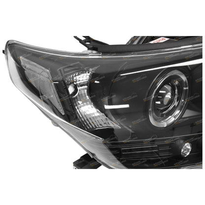 2 x Headlights for Toyota Landcruiser 200 Series Angel Eye (2007–2015)