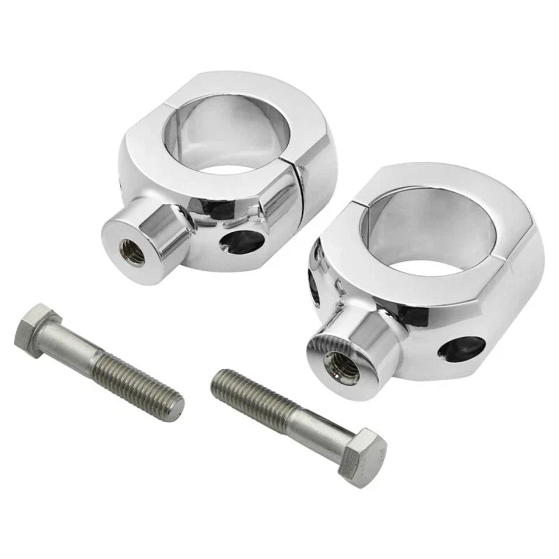 Chrome 2" Handlebar Bar Risers for Harley Sportster XL 1200 XL883 Softail (2004-2023)