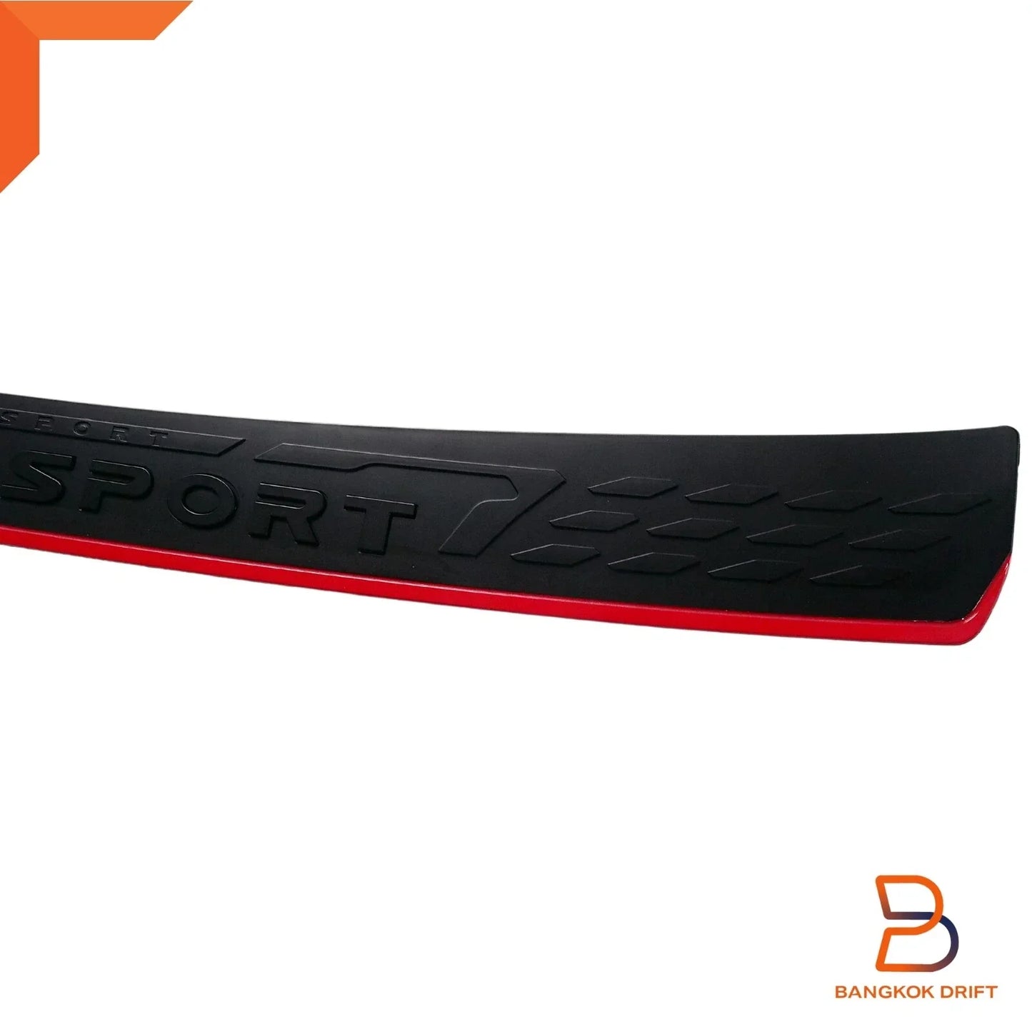 Black Rear Bumper Step Scuff Plate Cover for Mitsubishi Pajero Sport (2019-23)