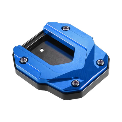 Aluminum Alloy Kickstand Plate Pad for BMW Blue