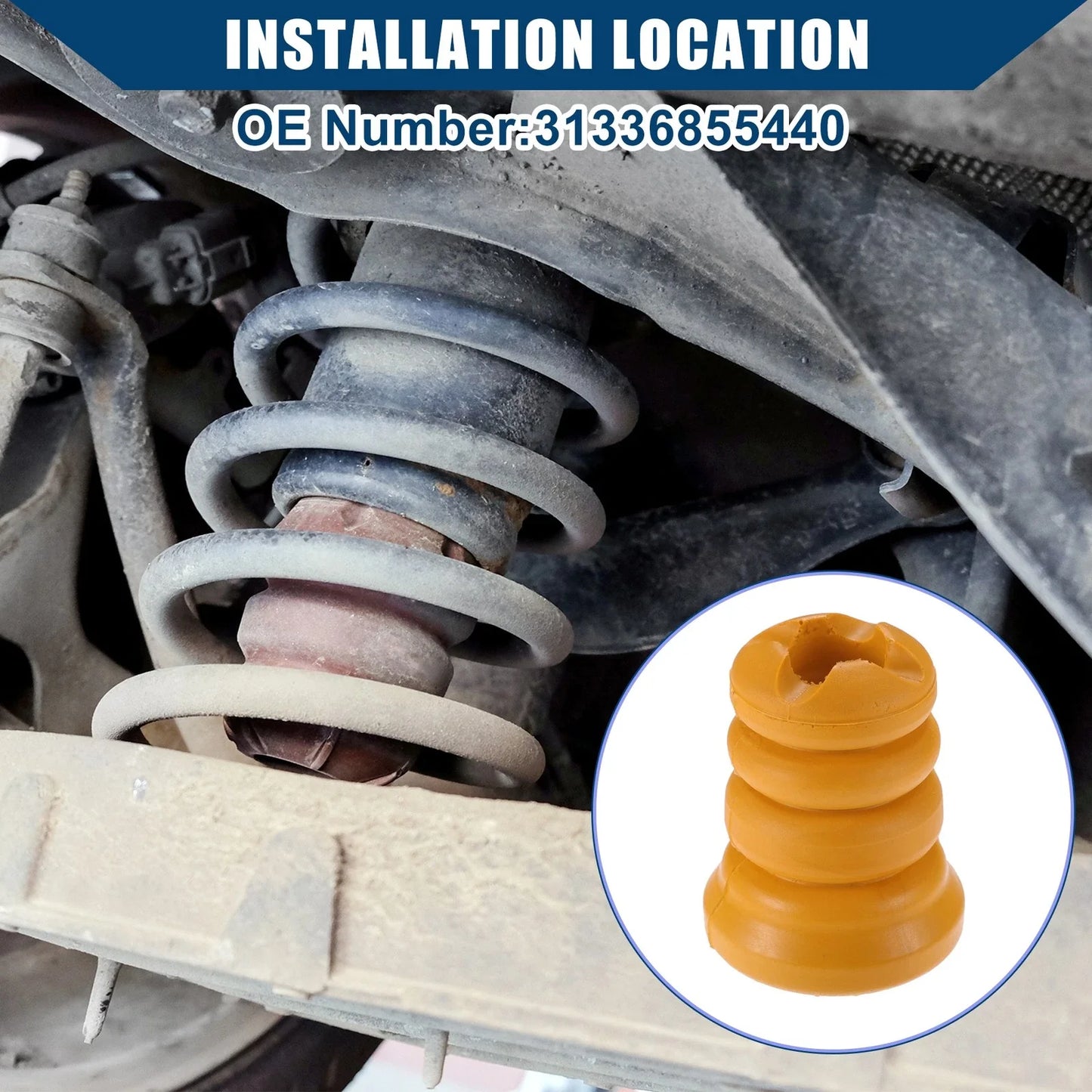 Suspension Strut Bumper Bump Stop for BMW 320i (2013-2018)