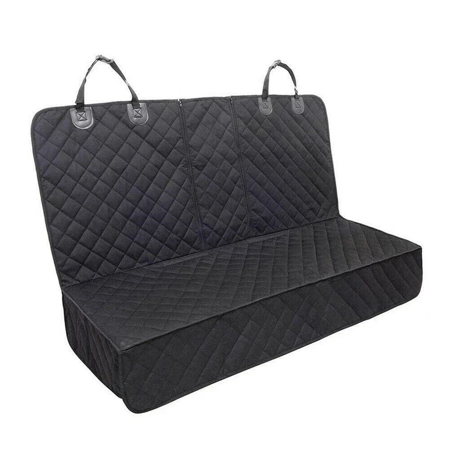 Universal Waterproof Black Pet Car Seat Cover for Dog Cat Rear Bench Mat