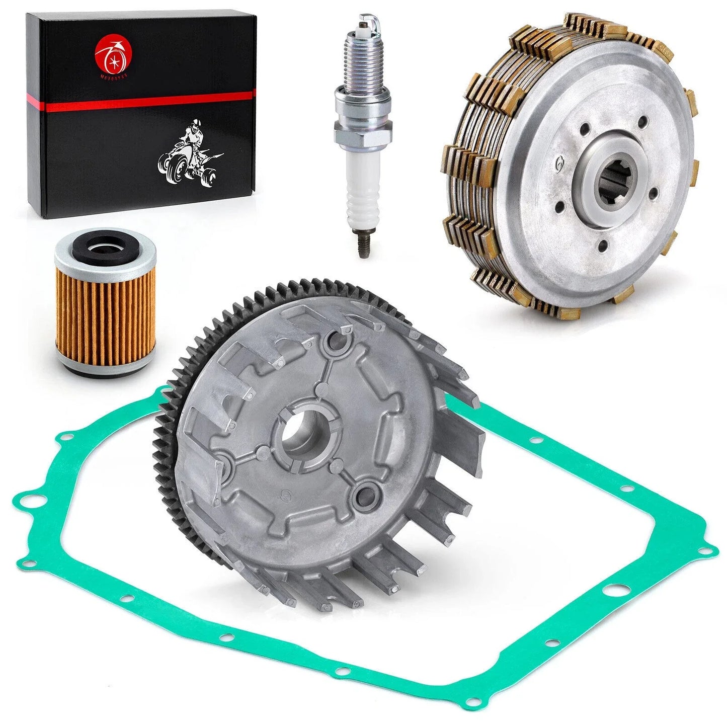 Complete Heavy Duty Clutch Assembly Basket for Yamaha MOTO-4 YFM350 (1987–1995)