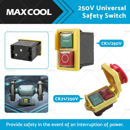 Universal Safety Emergency Switch 250V Waterproof for CK1 CK21D