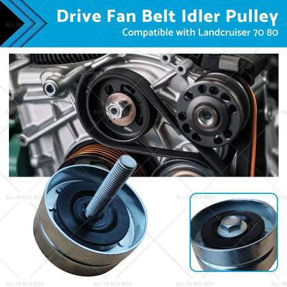 Drive Fan Belt Idler Pulley for Toyota Landcruiser 70 80 100 (1990-2007)