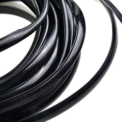Black U-Shape Car Door Moulding Rubber Strip Trim Guard Edge Protector Cover