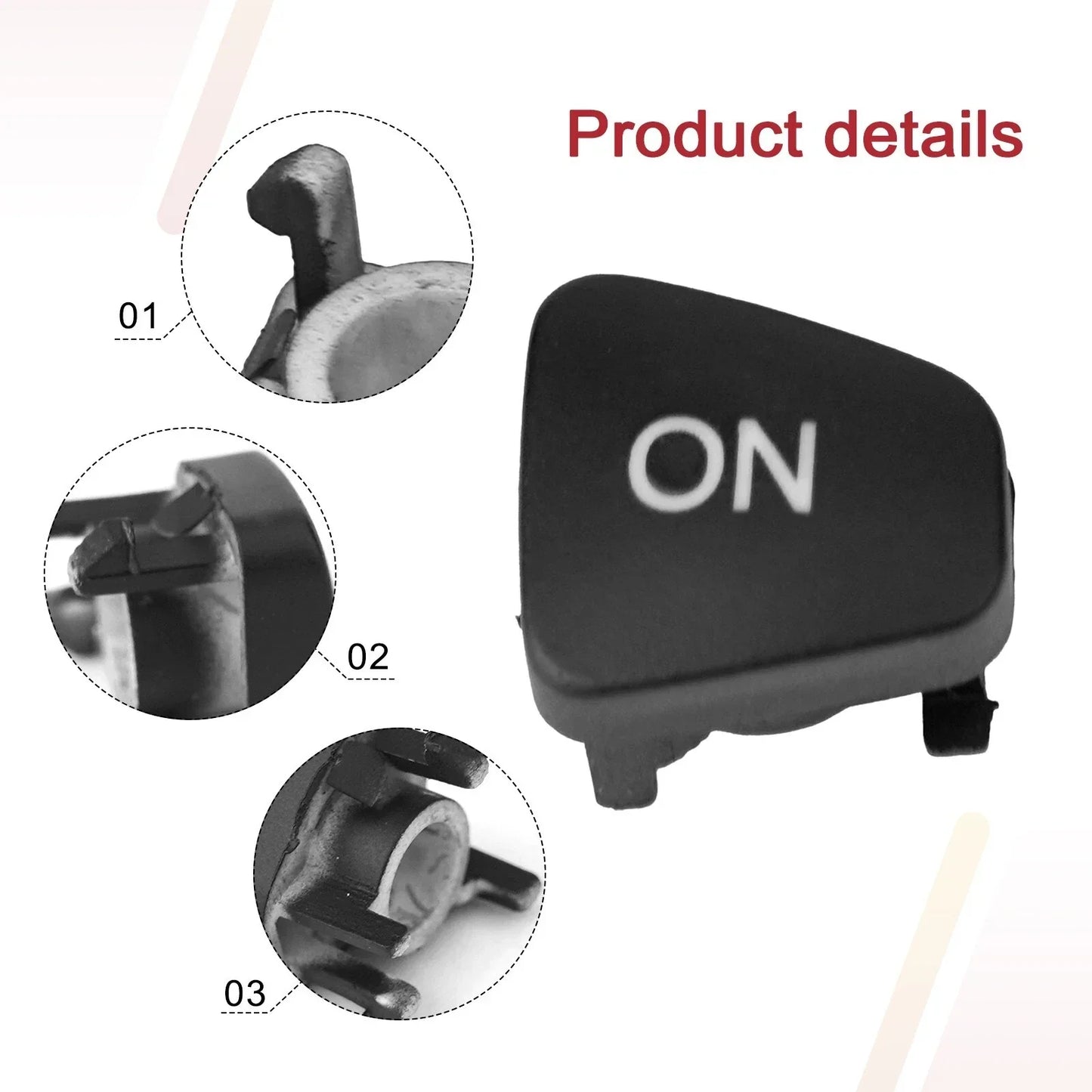 Steering Wheel Buttons Cruise Control ON 1 PCS for Ford Escort Fiesta Ecosport