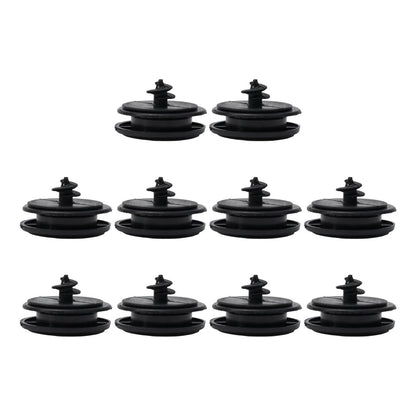 2 x Car Floor Mat Anti-Slip Clip Auto Carpet Fixing Grips Clamps Holders Black