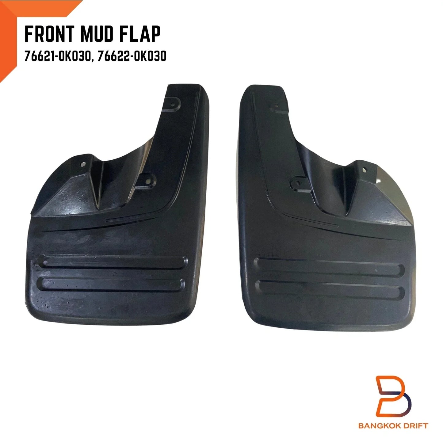 Black Rubber Front Mud Flap Splash Guard for Toyota Hilux Vigo Fortuner (05-14)