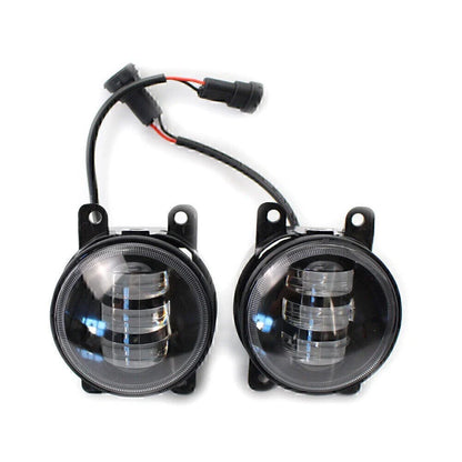 Dual Color White/Yellow LED Fog Lights for Honda Nissan Subaru Ford