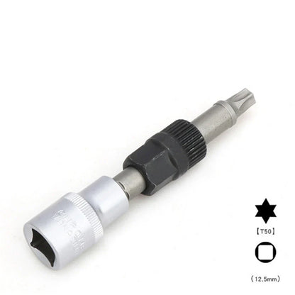 Clutch Pulley Removal Tool for Car Accessory Alternator Black Silver