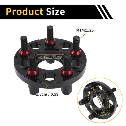 Wheel Spacers 5x112 66.56mm M14x1.25 for BMW Z4 G29 (2019-2020)