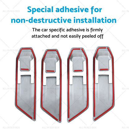 Carbon Fiber Inner Door Handle Cover for Mitsubishi Triton L200 (2023-2025)