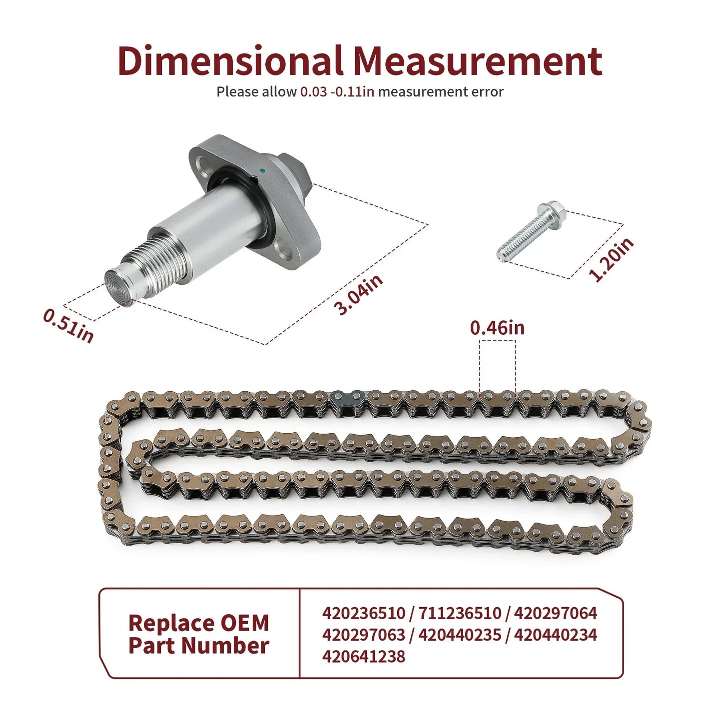 Timing Tensioner Cam Chain Can-Am Outlander 450 / Max 450 (2015–2024)