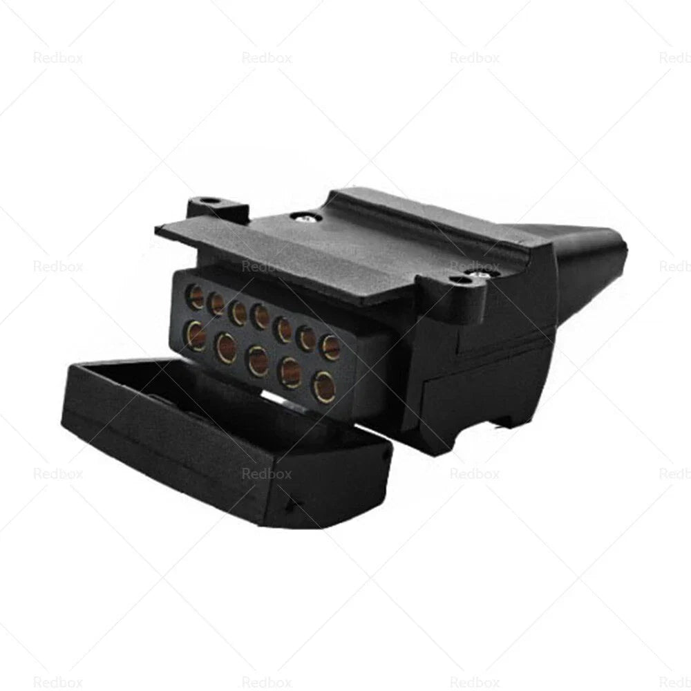12 Pin Flat Female Socket for Trailer Connector Car Caravan